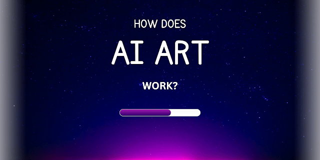 how does ai art work